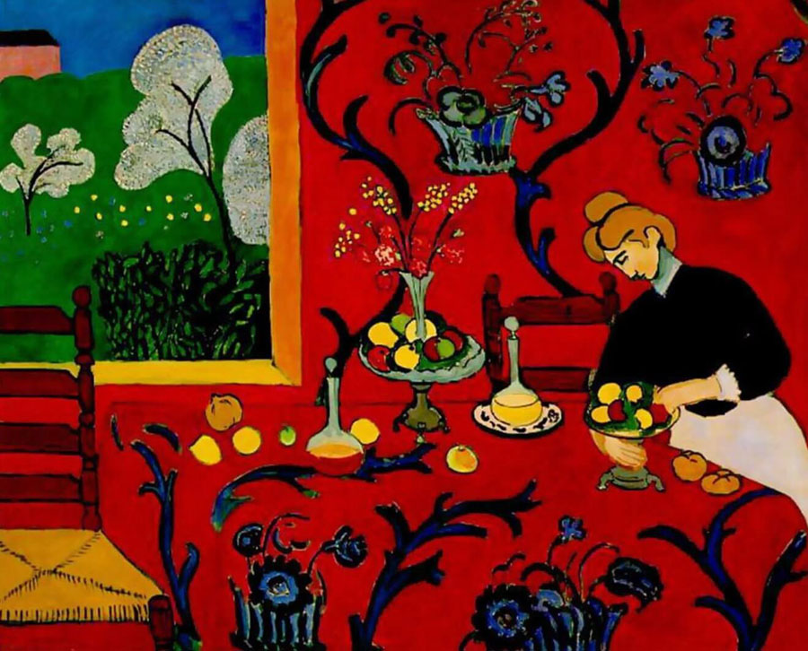 Henri Matisse stanza rossa