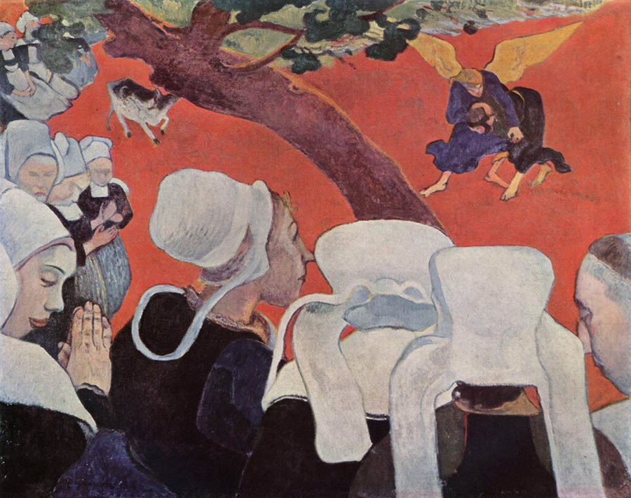 Gauguin La visione dopo il sermone