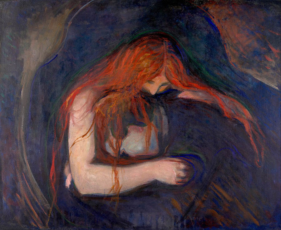 edvard munch vampiro