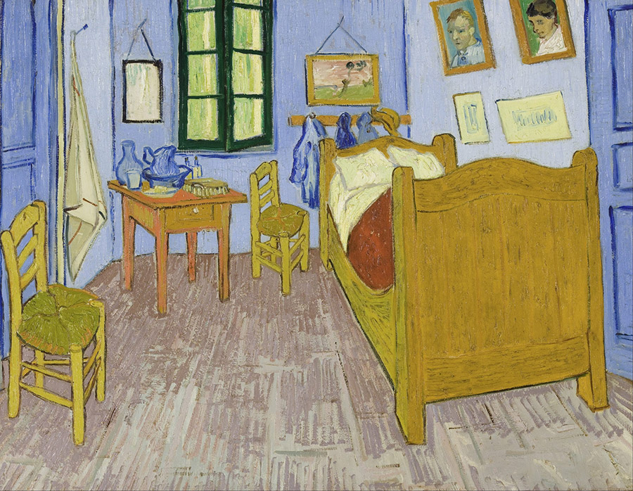 Vincent van Gogh camera letto Arles
