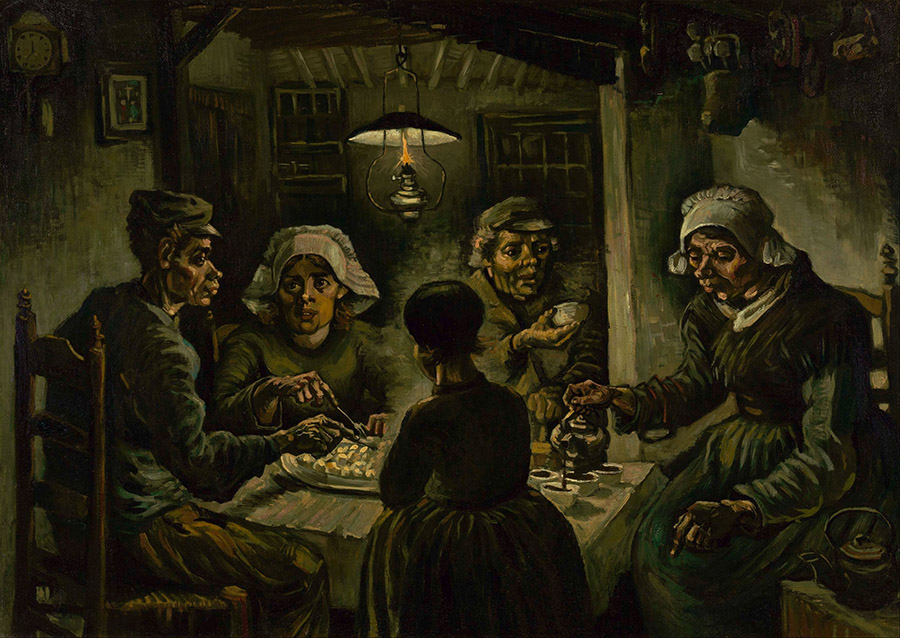 Vincent van Gogh mangiatori di patate