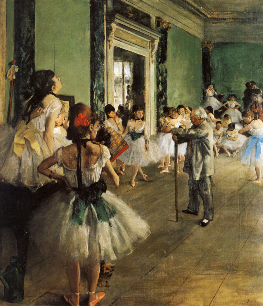 degas classe di danza