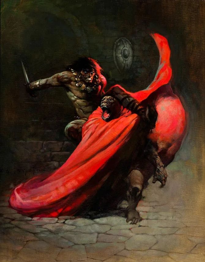 frank frazetta man ape