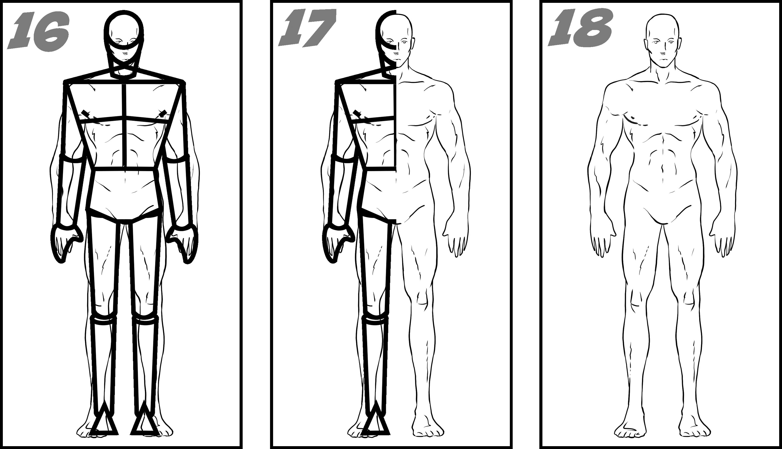costruzione personaggio frontale6